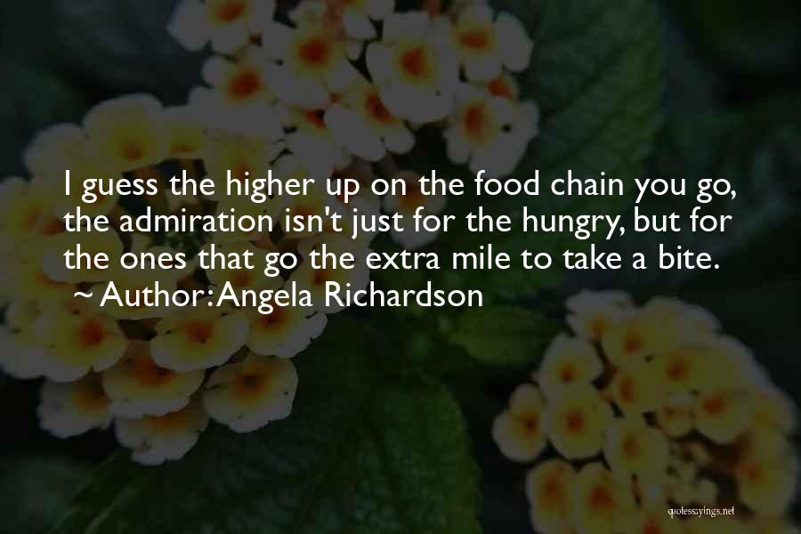 Extra Mile Love Quotes By Angela Richardson