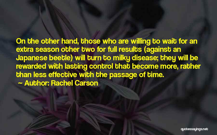 Extra Time Quotes By Rachel Carson