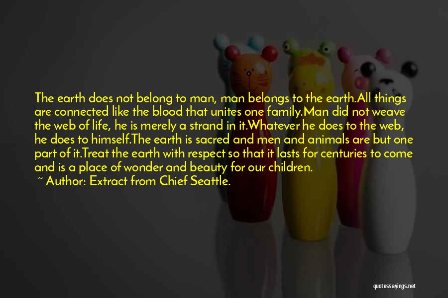 Extract From Chief Seattle. Quotes 435858