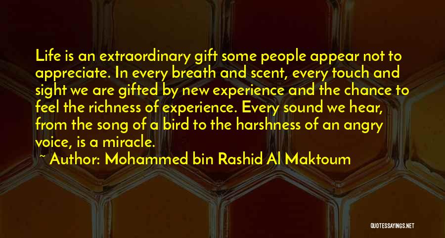 Extraordinary Experience Quotes By Mohammed Bin Rashid Al Maktoum