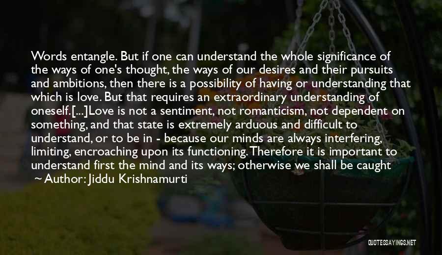 Extraordinary Minds Quotes By Jiddu Krishnamurti