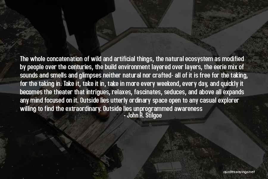 Extraordinary Times Quotes By John R. Stilgoe Extraordinary Times Quotes By John R. Stilgoe