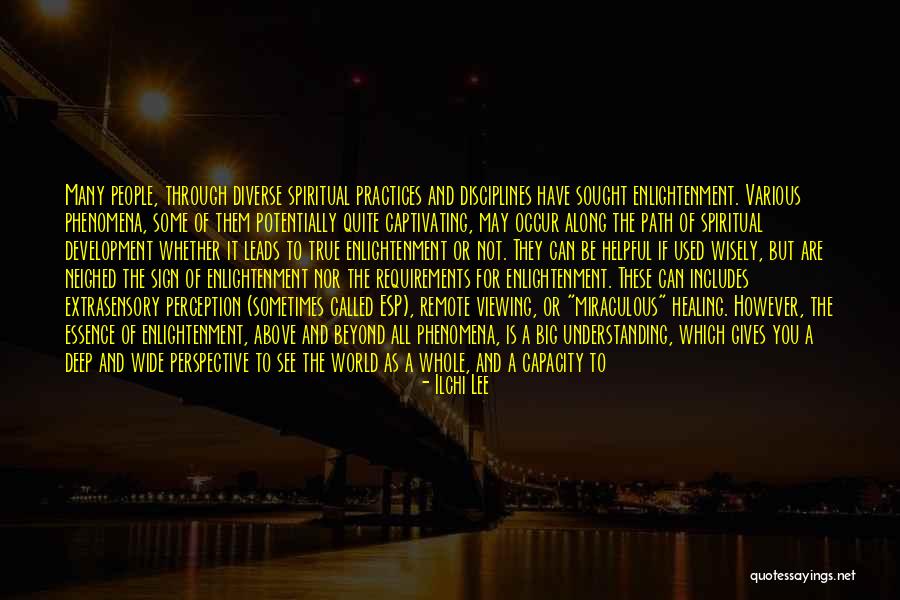 Extrasensory Perception Quotes By Ilchi Lee Extrasensory Perception Quotes By Ilchi Lee