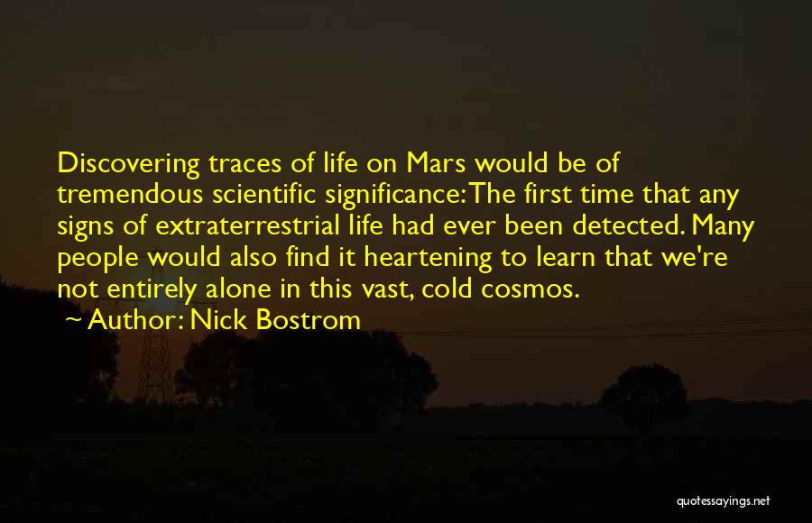 Extraterrestrial Life Quotes By Nick Bostrom