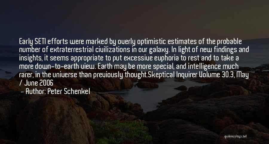 Extraterrestrials Quotes By Peter Schenkel