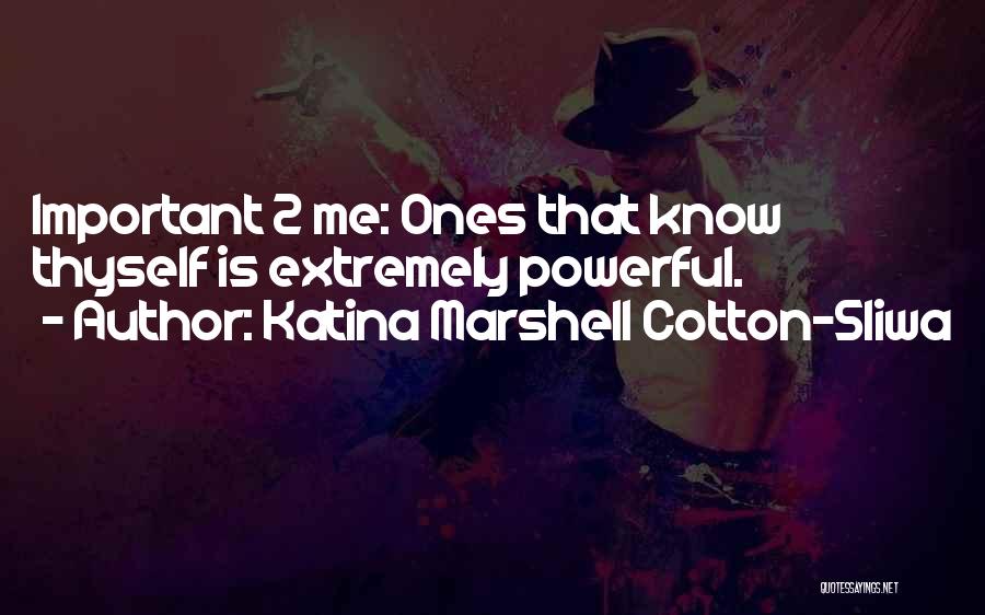 Extremely Powerful Quotes By Katina Marshell Cotton-Sliwa Extremely Powerful Quotes By Katina Marshell Cotton-Sliwa