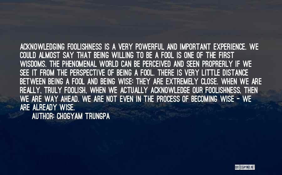 Extremely Wise Quotes By Chogyam Trungpa