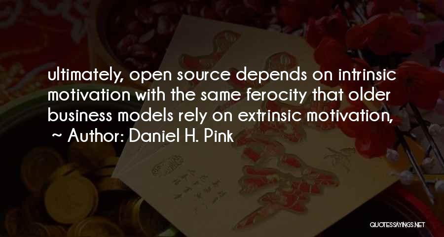 Extrinsic Motivation Quotes By Daniel H. Pink