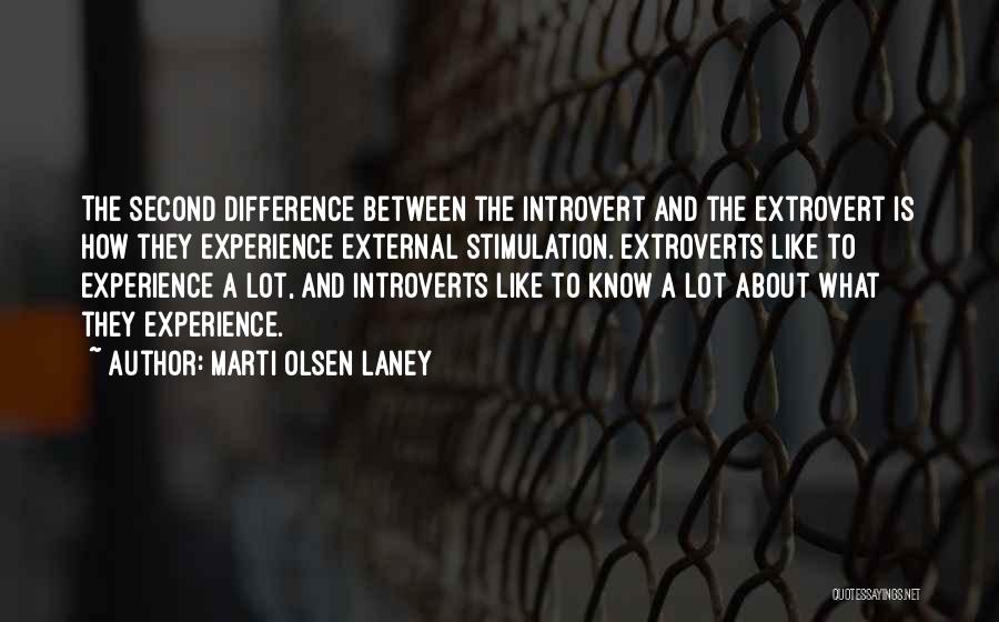 Extroverts And Introverts Quotes By Marti Olsen Laney