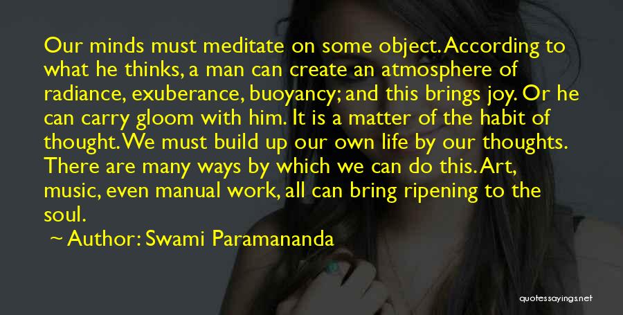 Exuberance For Life Quotes By Swami Paramananda