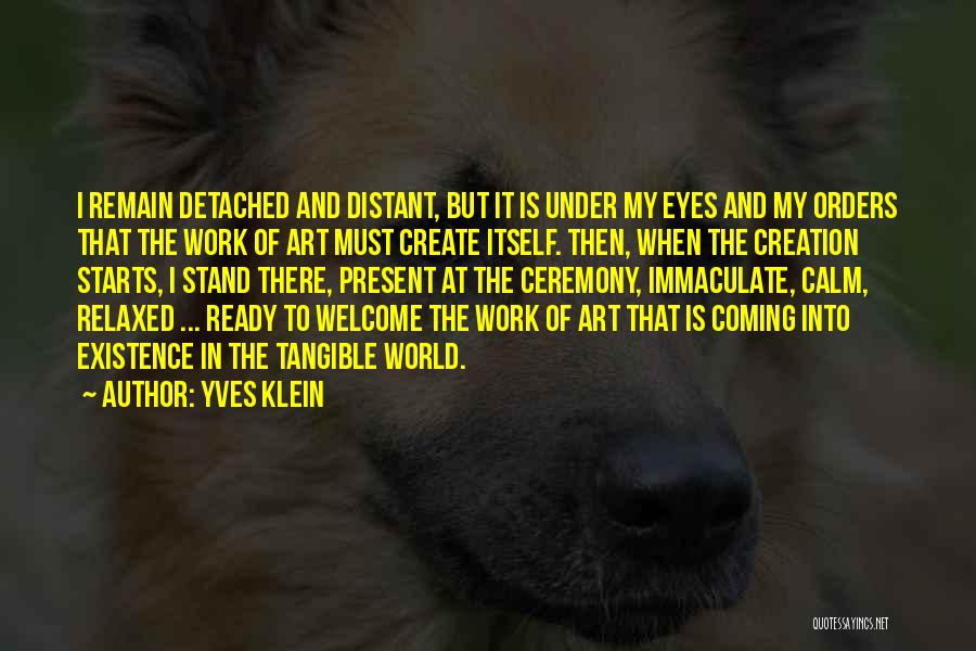 Eye And Art Quotes By Yves Klein