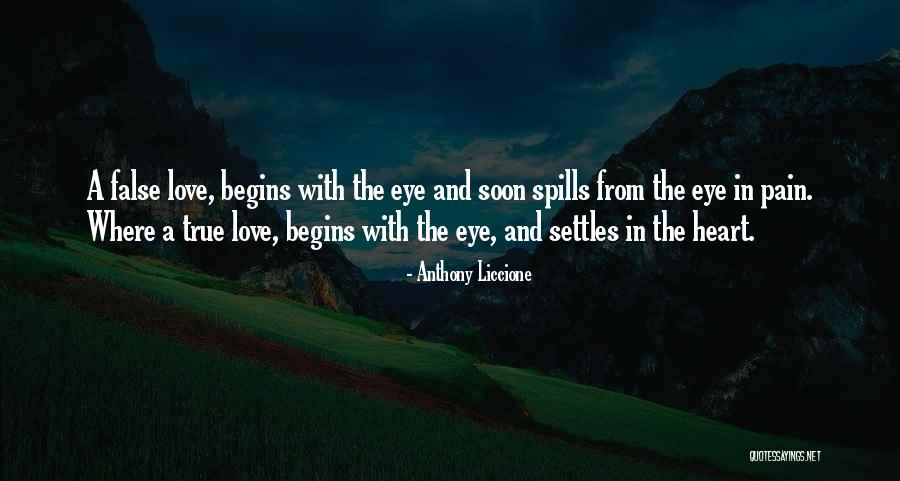 Eye And Heart Quotes By Anthony Liccione