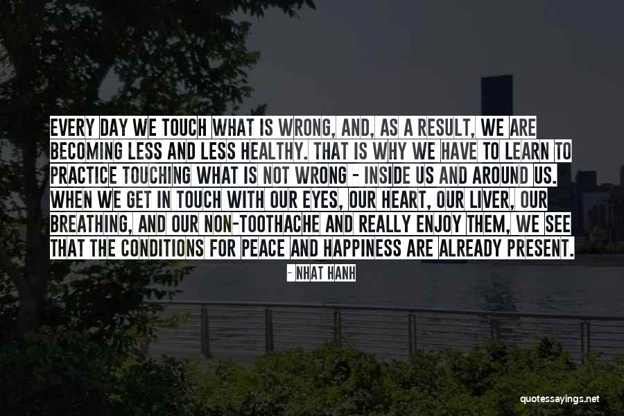 Eye And Heart Quotes By Nhat Hanh Eye And Heart Quotes By Nhat Hanh