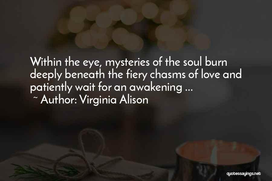Eye And Love Quotes By Virginia Alison