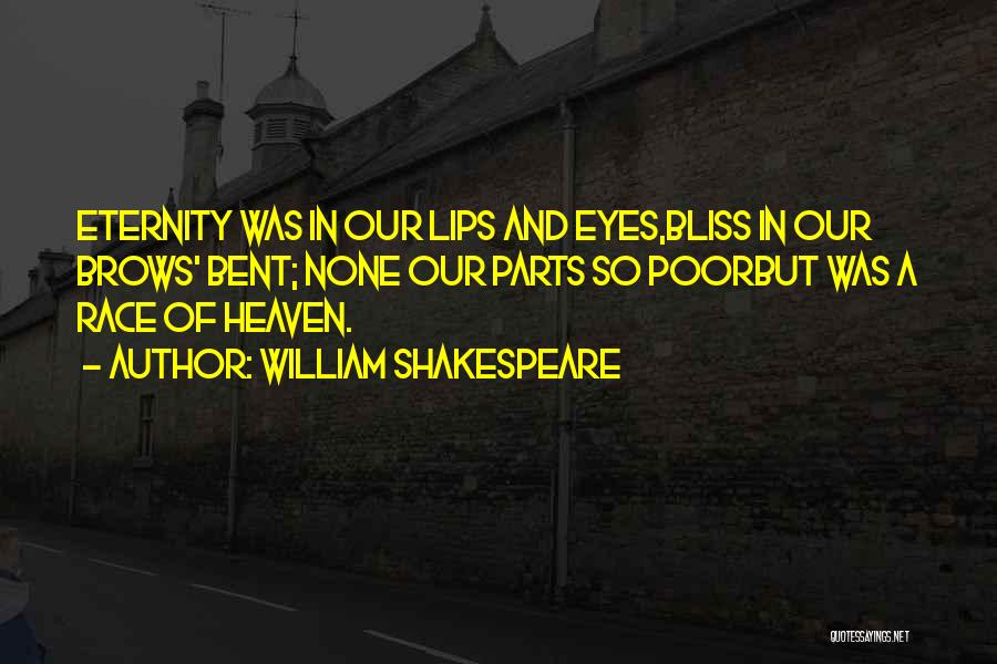 Eye And Love Quotes By William Shakespeare