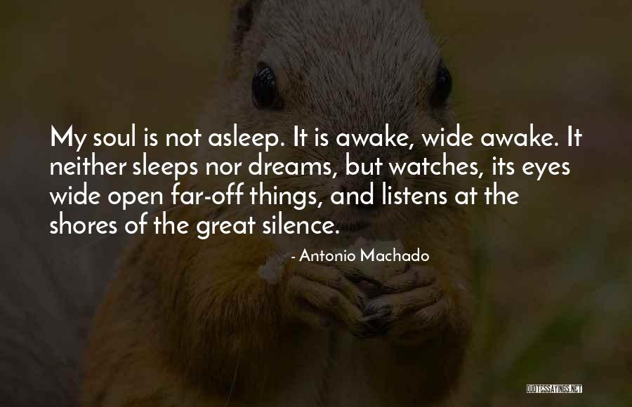 Eye Dream Quotes By Antonio Machado Eye Dream Quotes By Antonio Machado
