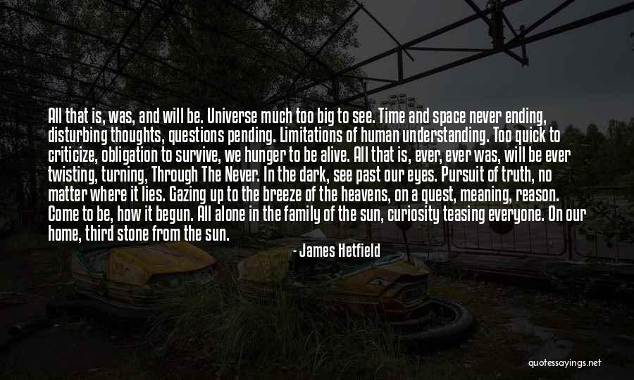 Eye Gazing Quotes By James Hetfield