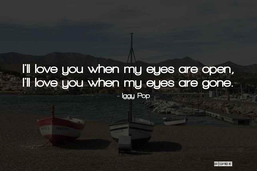 Eye Love You Quotes By Iggy Pop