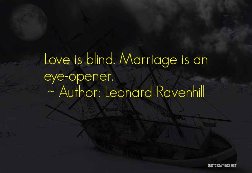 Eye Opener Quotes By Leonard Ravenhill