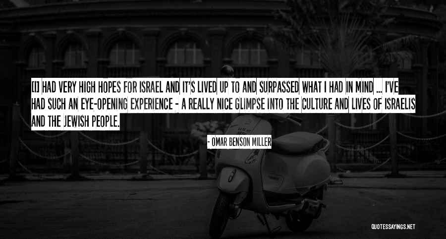 Eye Opening Quotes By Omar Benson Miller Eye Opening Quotes By Omar Benson Miller