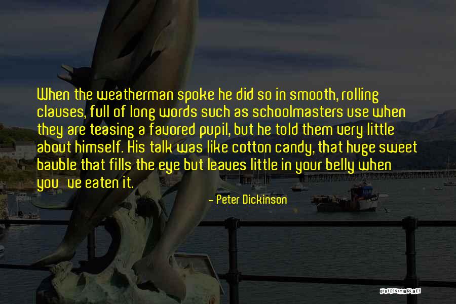 Eye Pupil Quotes By Peter Dickinson