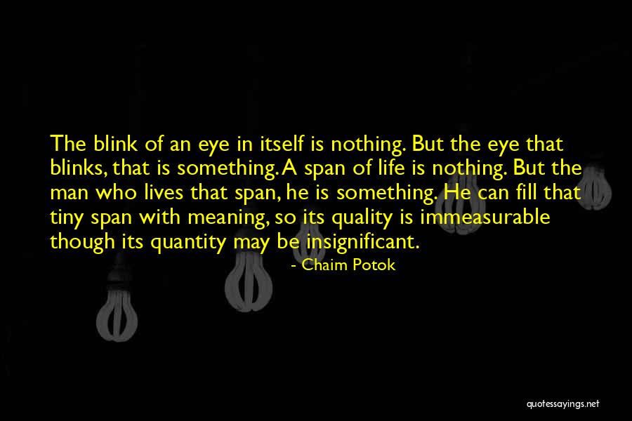 Eye Quotes By Chaim Potok