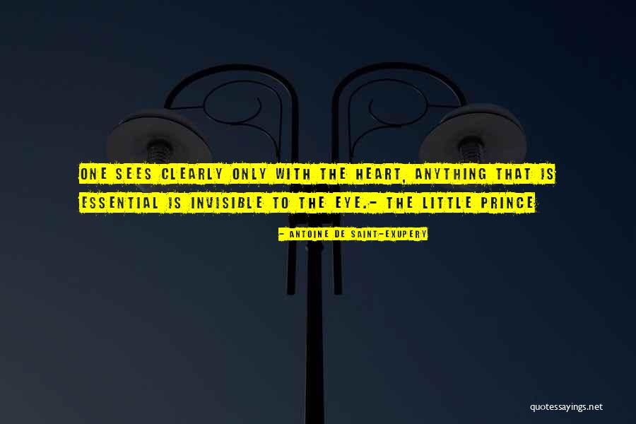 Eye Sees Quotes By Antoine De Saint-Exupery