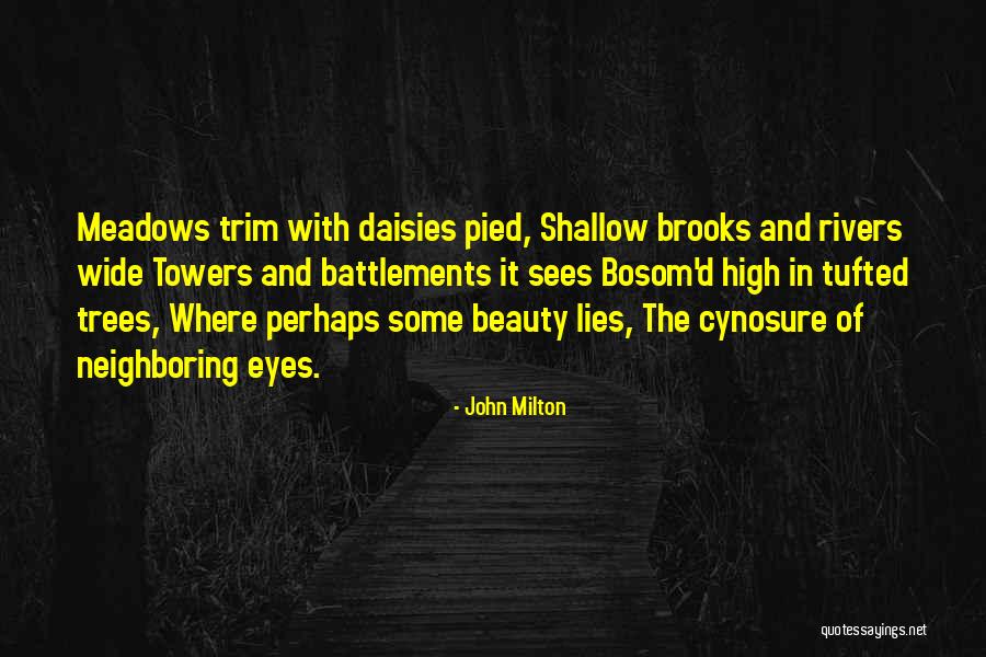 Eye Sees Quotes By John Milton