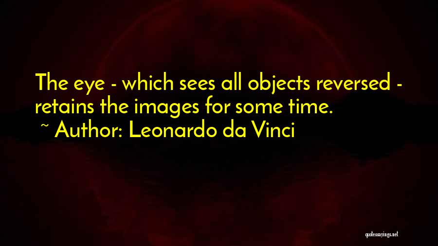 Eye Sees Quotes By Leonardo Da Vinci