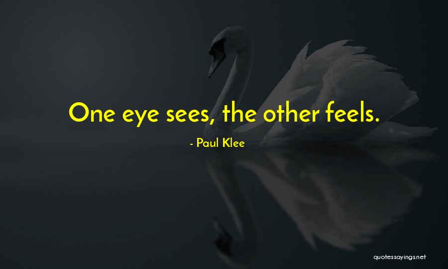 Eye Sees Quotes By Paul Klee