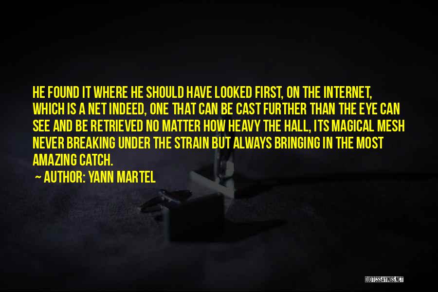 Eye Strain Quotes By Yann Martel