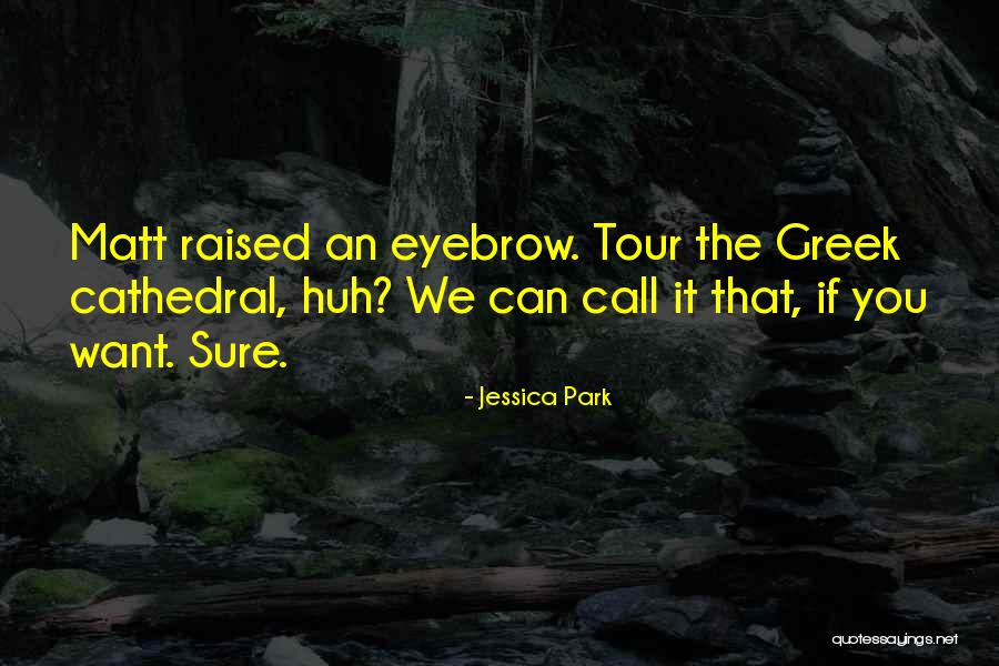 Eyebrow Quotes By Jessica Park