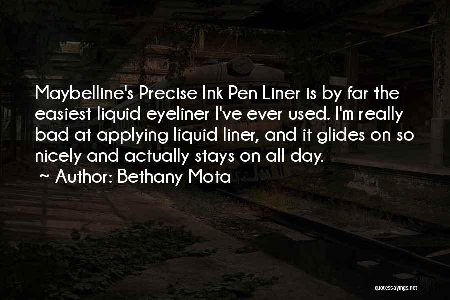 Eyeliner Quotes By Bethany Mota