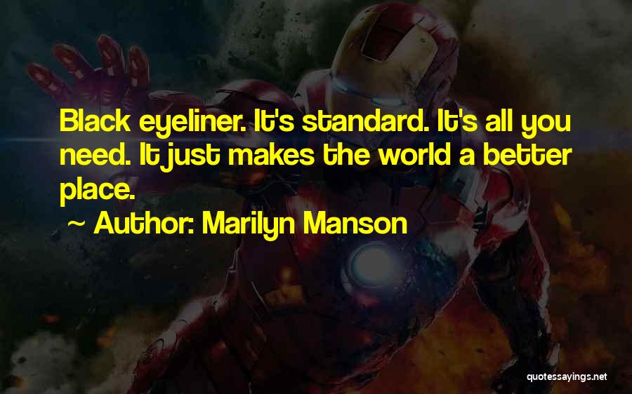 Eyeliner Quotes By Marilyn Manson