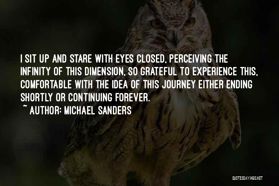Eyes And Happiness Quotes By Michael Sanders