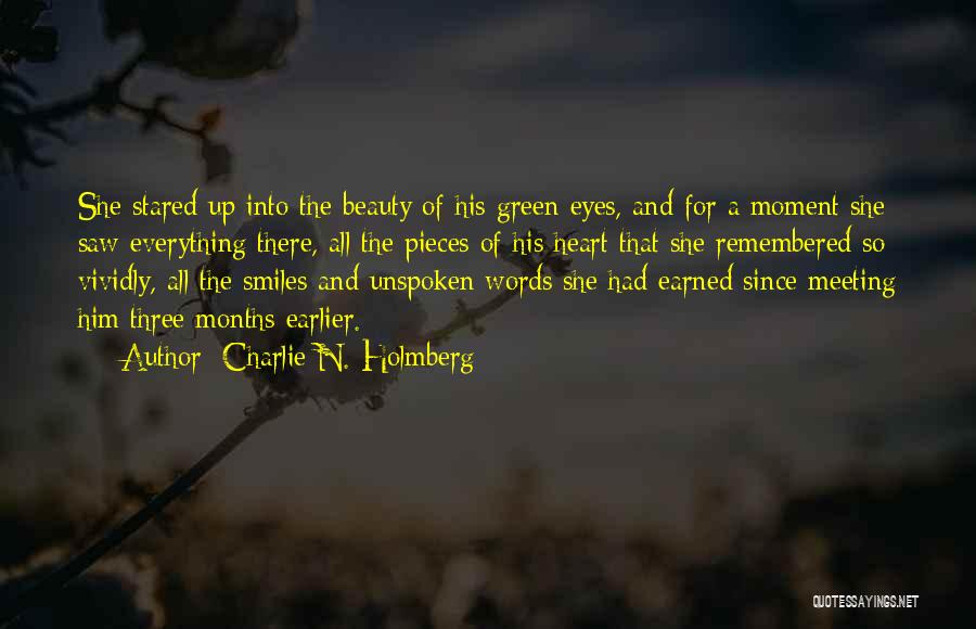 Eyes And Heart Quotes By Charlie N. Holmberg