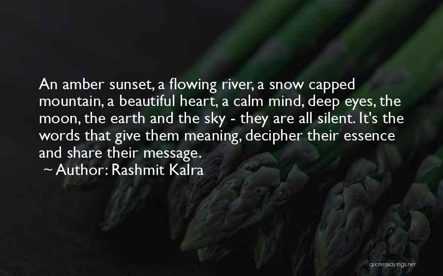 Eyes And Heart Quotes By Rashmit Kalra