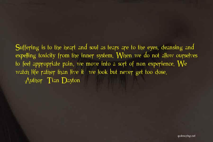 Eyes And Pain Quotes By Tian Dayton