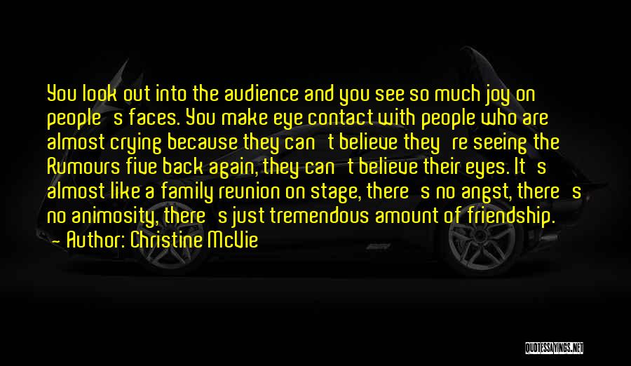 Eyes And Seeing Quotes By Christine McVie