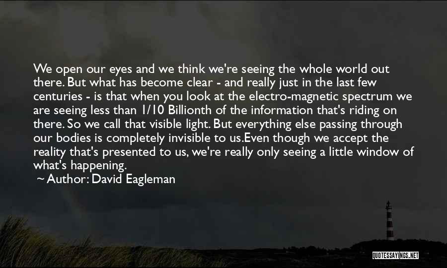 Eyes And Seeing Quotes By David Eagleman