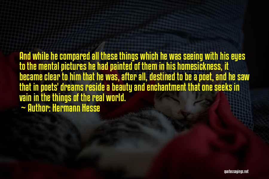 Eyes And Seeing Quotes By Hermann Hesse