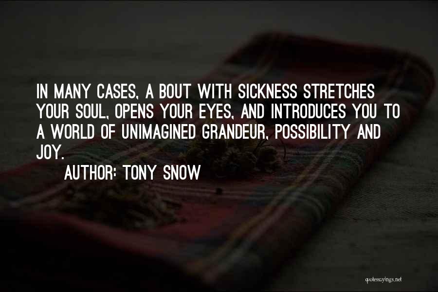 Eyes And Your Soul Quotes By Tony Snow