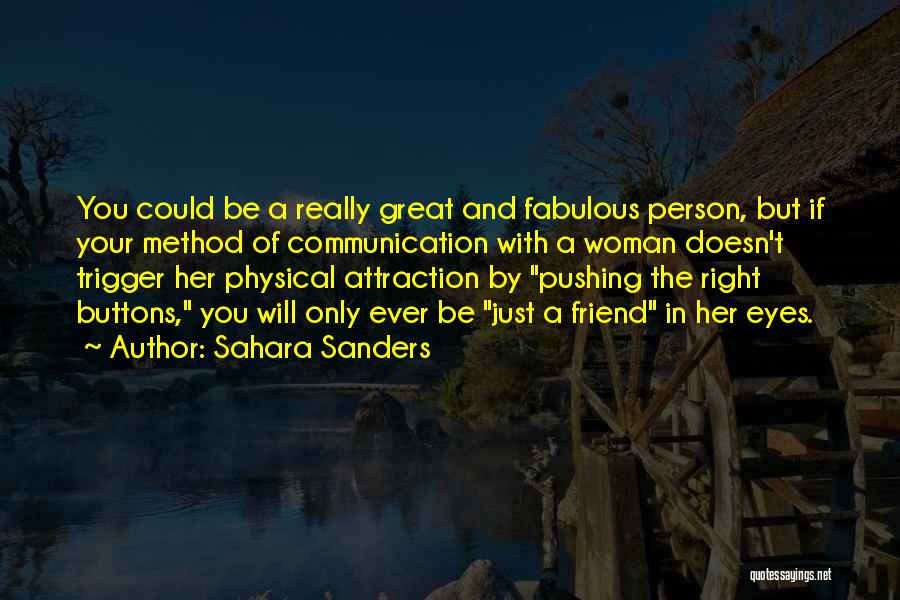 Eyes Attraction Quotes By Sahara Sanders