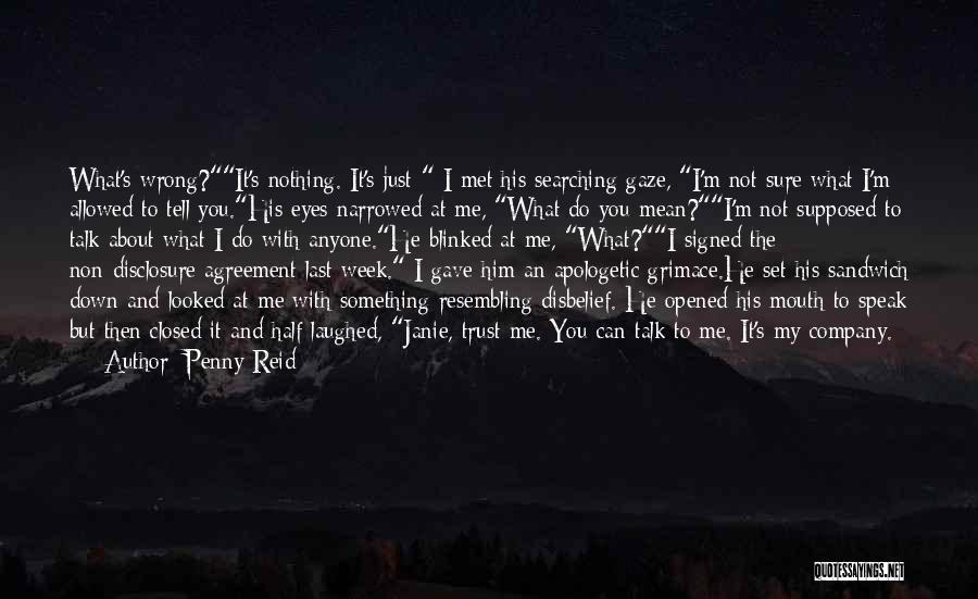 Eyes Can Talk Quotes By Penny Reid