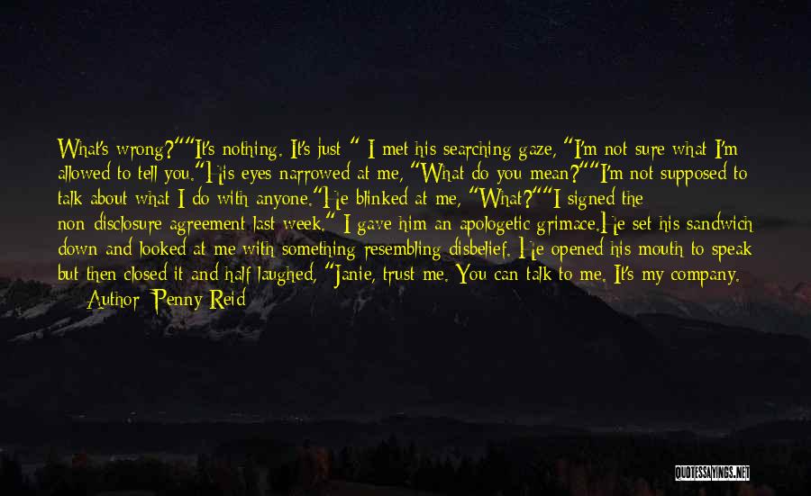 Eyes Do Speak Quotes By Penny Reid