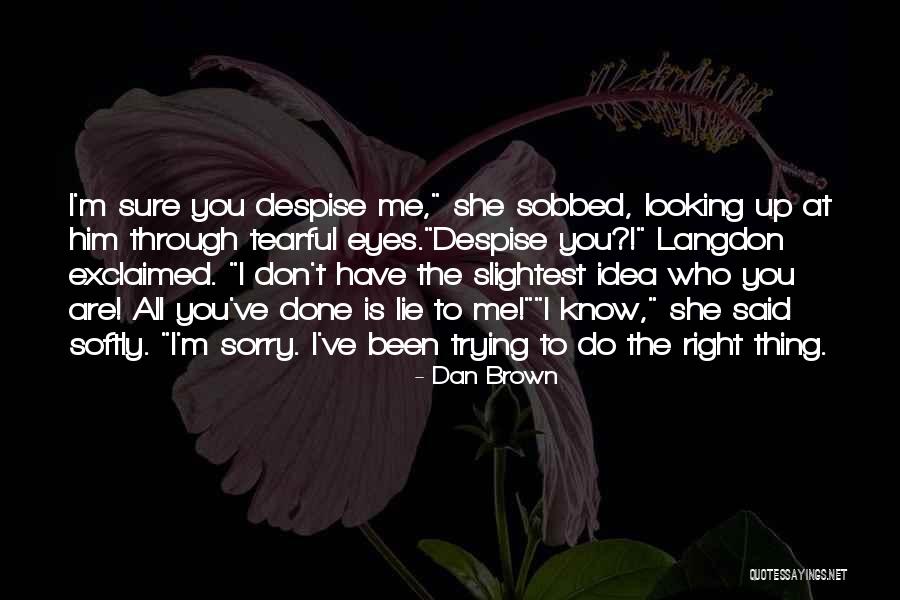 Eyes Don't Lie Quotes By Dan Brown Eyes Don't Lie Quotes By Dan Brown