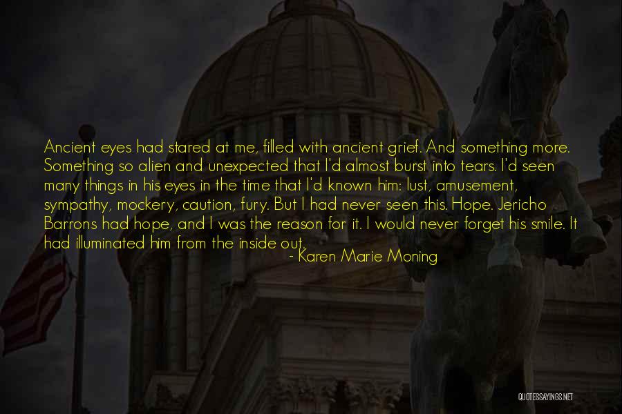 Eyes Filled With Tears Quotes By Karen Marie Moning