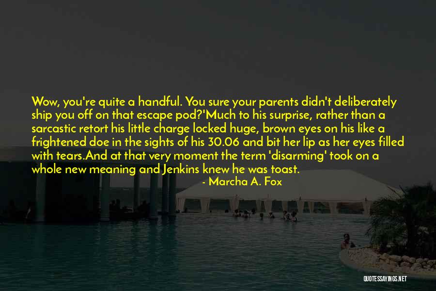 Eyes Filled With Tears Quotes By Marcha A. Fox Eyes Filled With Tears Quotes By Marcha A. Fox