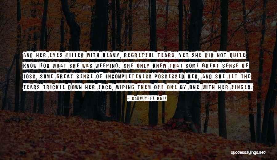 Eyes Filled With Tears Quotes By Radclyffe Hall Eyes Filled With Tears Quotes By Radclyffe Hall