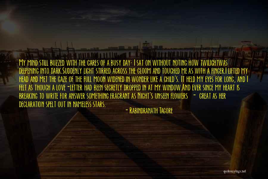 Eyes In Night Quotes By Rabindranath Tagore